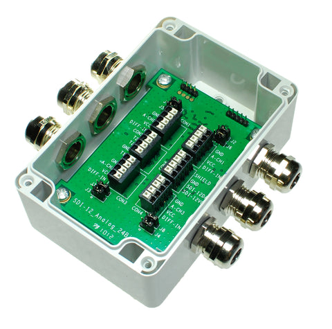 4+1 Channel 24 Bit Analog to SDI-12 Converter TBSAB02