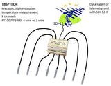 SDI-12 8-Channel PT100/PT1000 Interface TBSPT8-DR