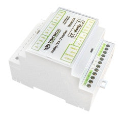 4+1 Channel 24 Bit Analog to SDI-12 Converter Din Rail TBSAB02-DR